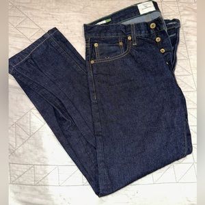 Sid Mashburn selvage rigid slim straight denim 31/32.